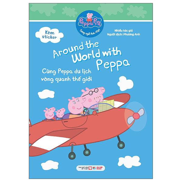 peppa pig - around the world with peppa - cùng peppa du lịch vòng quanh thế giới - song ngữ anh-việt