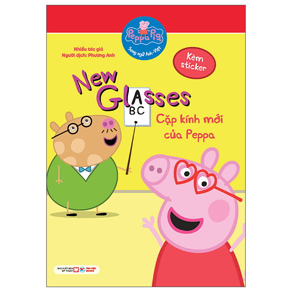 peppa pig - new glasses - cặp kính mới của peppa - song ngữ anh-việt