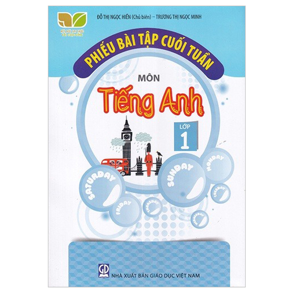 phiếu bài tập cuối tuần môn tiếng anh lớp 1 (kết nối)