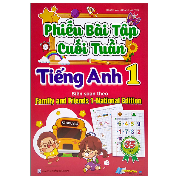 phiếu bài tập cuối tuần tiếng anh 1 (theo family and friends 1 - national edition)