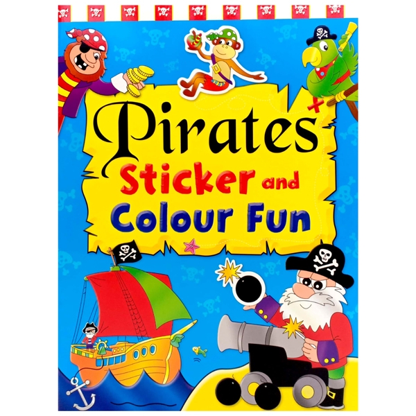 pirates sticker and colour fun 2