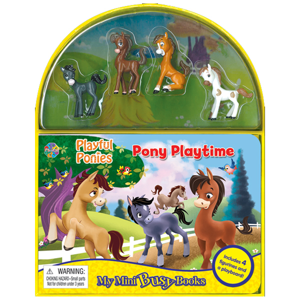 playful ponies pony playtime my mini busy book