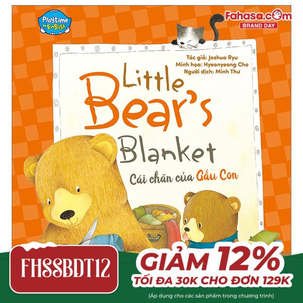 playtime in english - level 2 - little bears blanket - cái chăn của gấu con