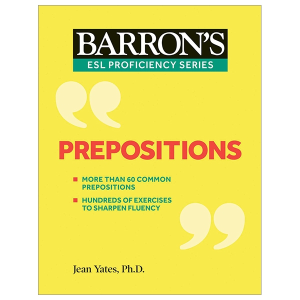 prepositions (barron's esl proficiency)