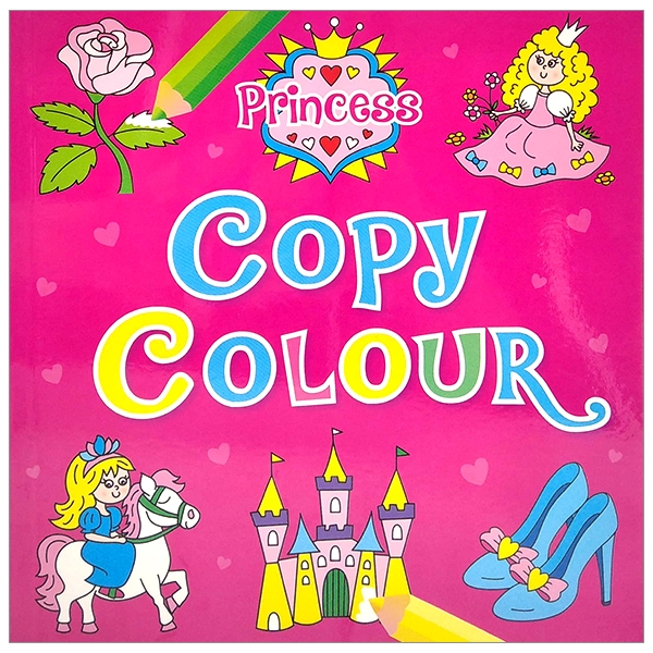 princess copy colour