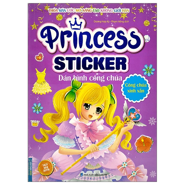 princess sticker - dán hình công chúa - công chúa xinh xắn