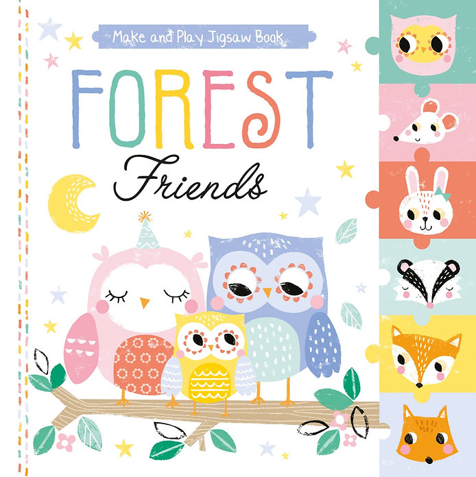 pull out jigsaw book - forest friends