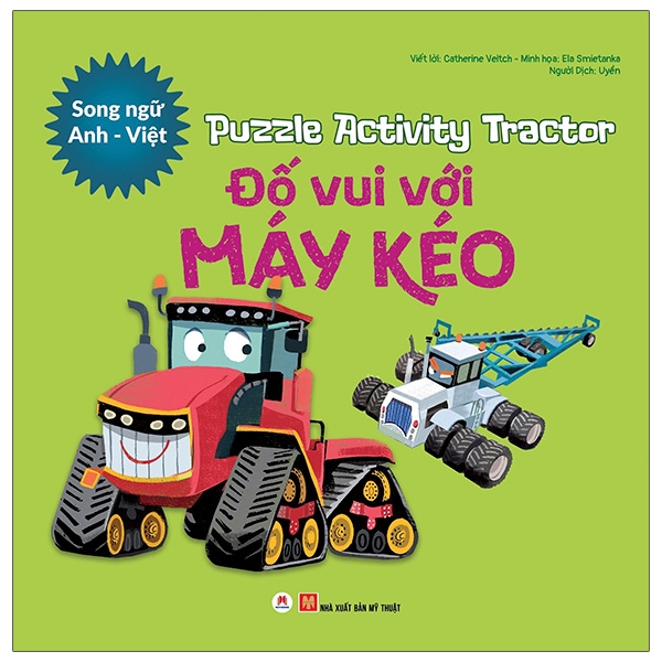 puzzle activity - tractor: đố vui với máy kéo (song ngữ anh - việt)