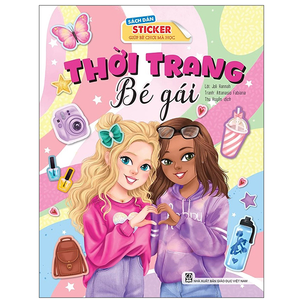 Sách Dán Sticker Giúp Bé Chơi Mà Học - Thời Trang Bé Gái