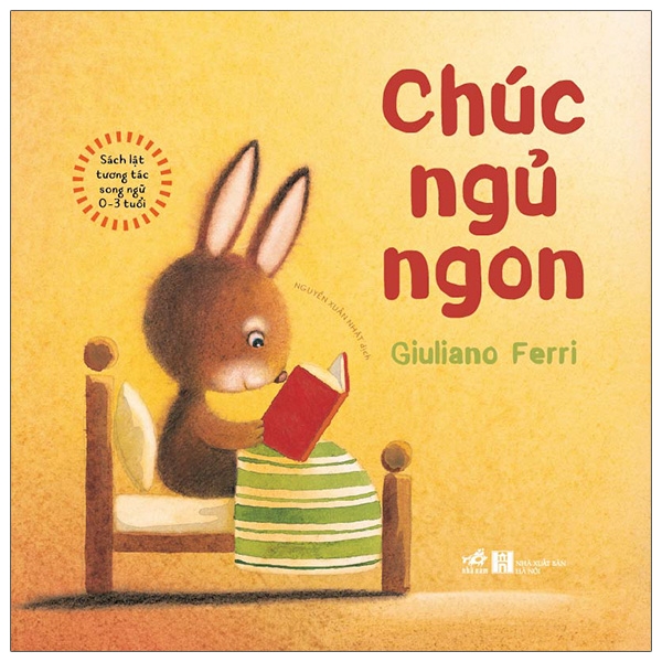 sách lật tương tác song ngữ 0-3 tuổi: chúc ngủ ngon