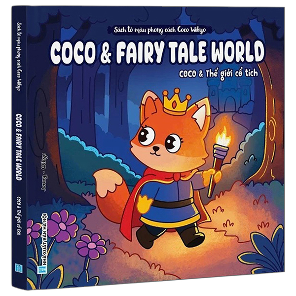 Sách Tô Màu Phong Cách Coco Wikyo - Coco Và Fairy Tale World - Coco Và Thế Giới Cổ Tích