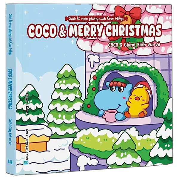 Sách Tô Màu Phong Cách Coco Wikyo - Coco Và Merry Christmas - Coco Và Giáng Sinh Vui Vẻ