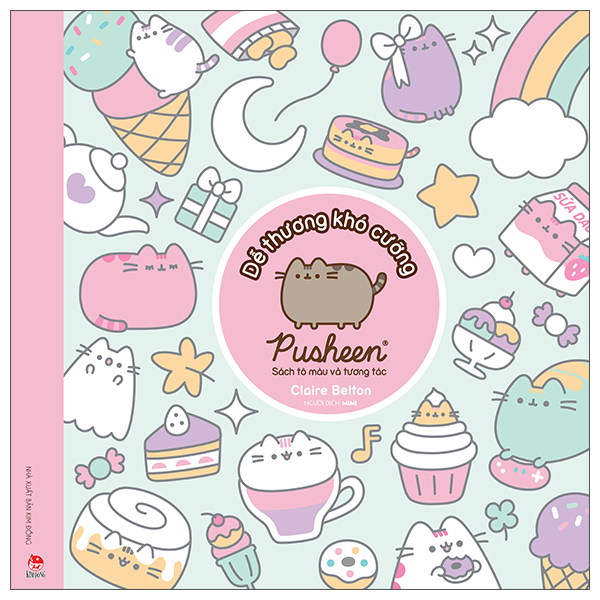 Sách Tô Màu Và Tương Tác Pusheen - Dễ Thương Khó Cưỡng