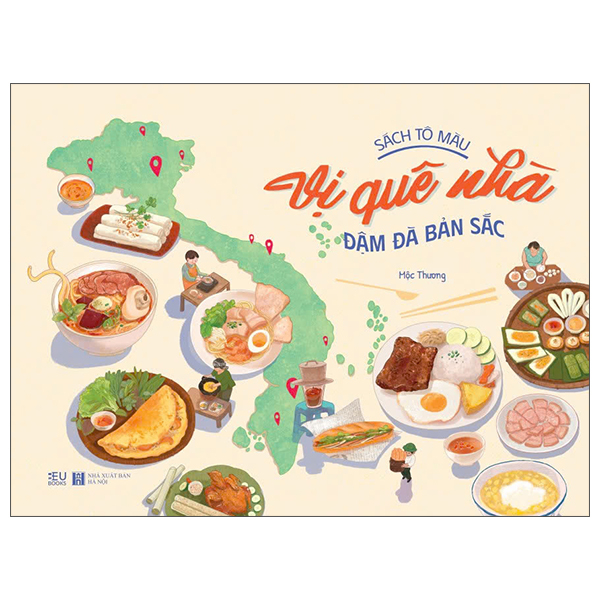 Sách Tô Màu - Vị Quê Nhà - Đậm Đà Bản Sắc