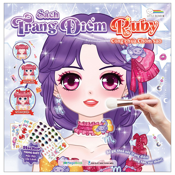 sách trang điểm ruby - công chúa chòm sao