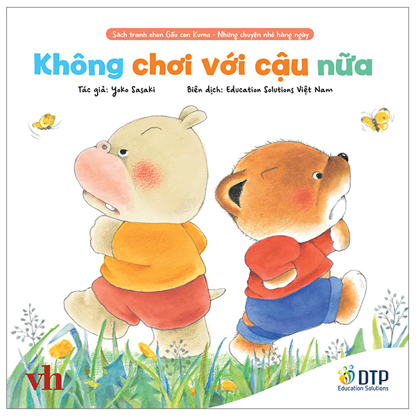 sách tranh ehon kuma - những chuyện nhỏ hằng ngày - không chơi với cậu nữa