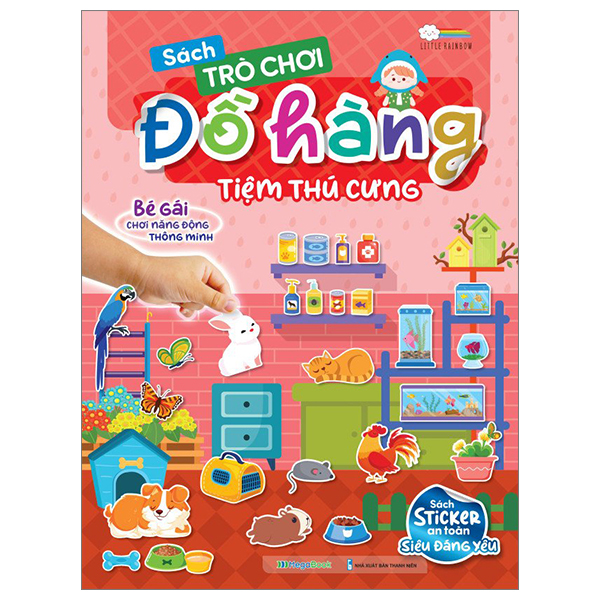 sách trò chơi đồ hàng - tiệm thú cưng