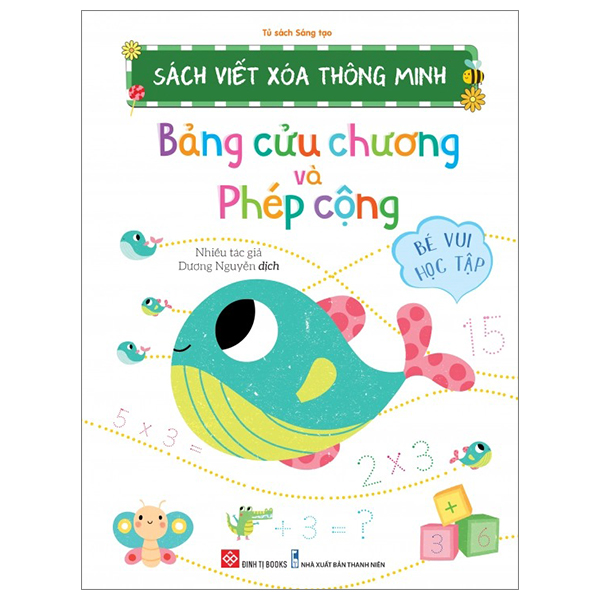 sách viết xóa thông minh - bảng cửu chương và phép cộng