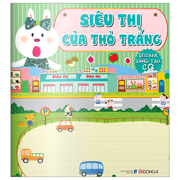 siêu thị của thỏ trắng - sticker sáng tạo cq