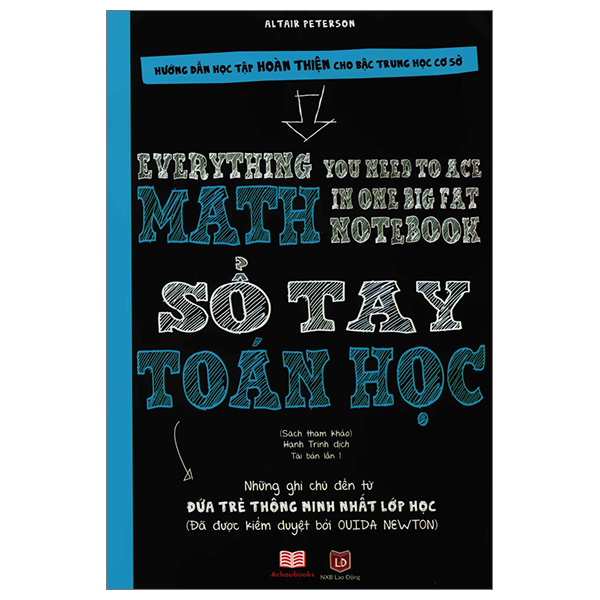 sổ tay toán học - bìa cứng