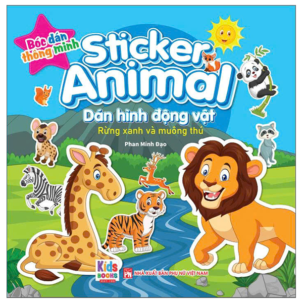 Sticker Animal - Dán Hình Động Vật - Rừng Xanh Và Muông Thú