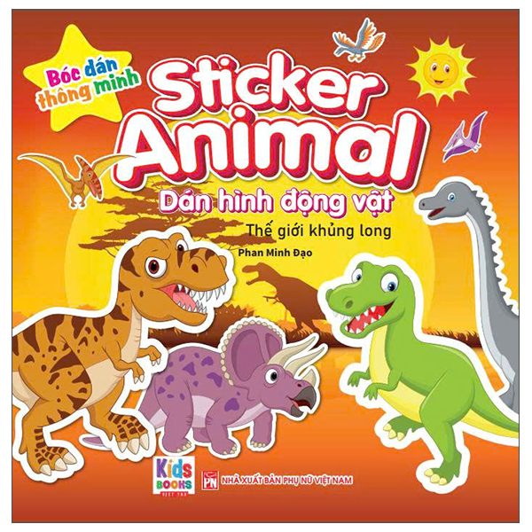 Sticker Animal - Dán Hình Động Vật - Thế GiớI Khủng Long