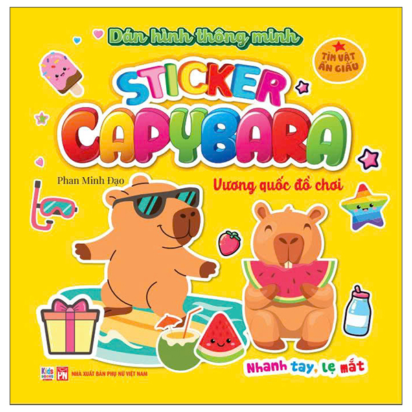 Sticker Capybara - Tìm Vật Ẩn Giấu - Vương Quốc Đồ Chơi