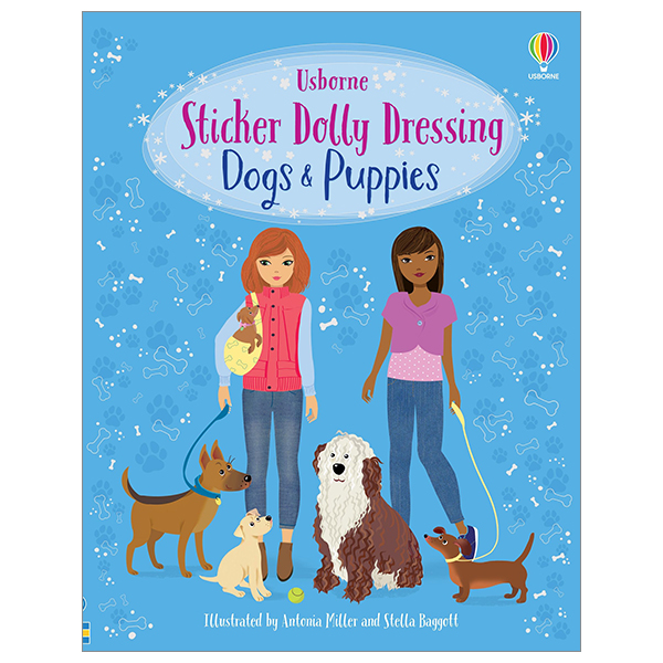 sticker dolly dressing dogs and puppies