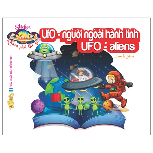 sticker khám phá thế giới - ufo người ngoài hành tinh - ufo aliens