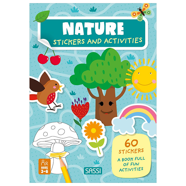 stickers and activities - nature