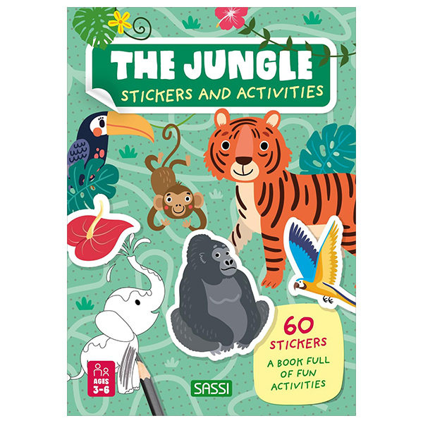 stickers and activities - the jungle