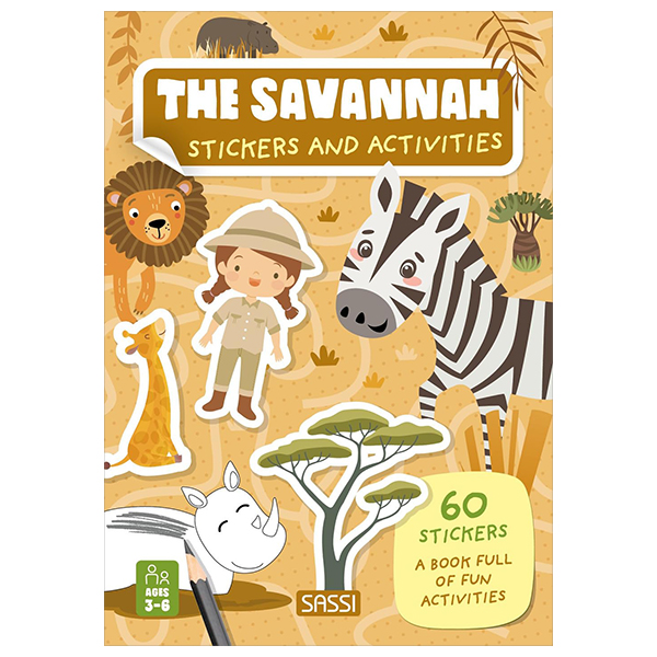 stickers and activities - the savannah