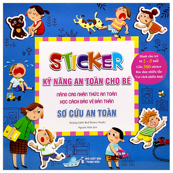 stickers kỹ năng an toàn cho bé - sơ cứu an toàn