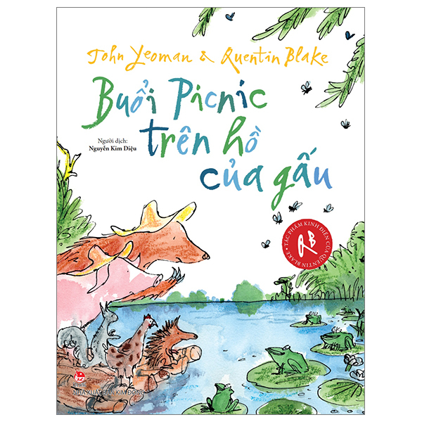 tác phẩm kinh điển của quentin blake - buổi picnic trên hồ của gấu