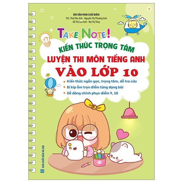 take note! - kiến thức trọng tâm luyện thi môn tiếng anh vào lớp 10