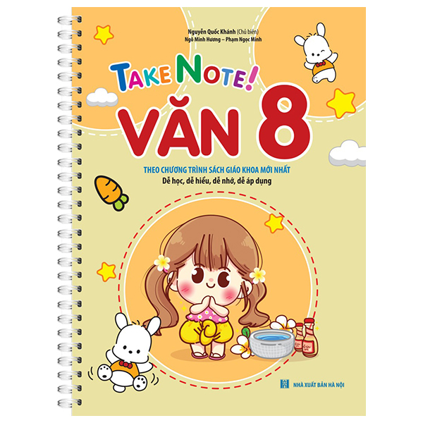 take note văn 8 có lò xo (theo chương trình sách giáo khoa mới nhất - dễ học, dễ hiểu, dễ nhớ, dễ áp dụng)