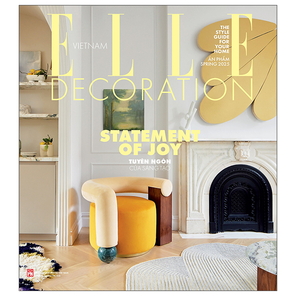 tạp chí elle decoration tháng spring 2025 - statement of joy