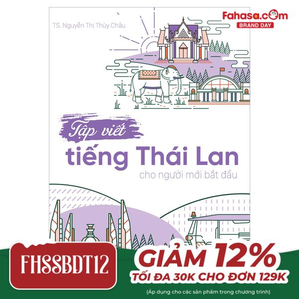 tập viết tiếng thái lan cho người mới bắt đầu