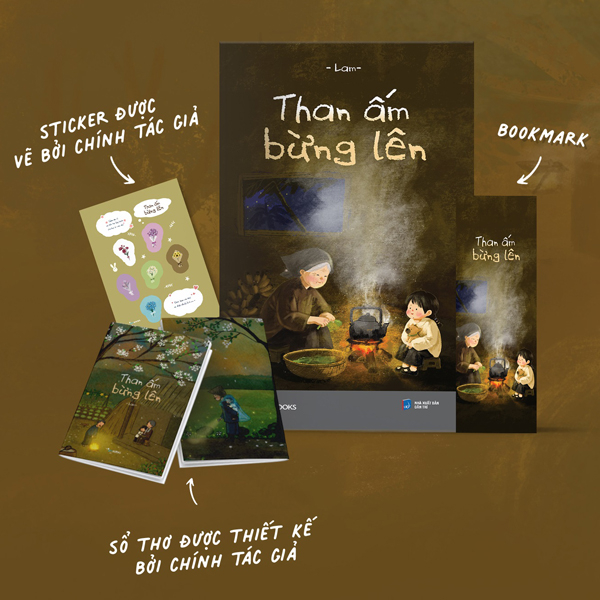Than Am Bung Len - Ban Dac Biet - Tang Kem Bookmark + So Tho + Sticker