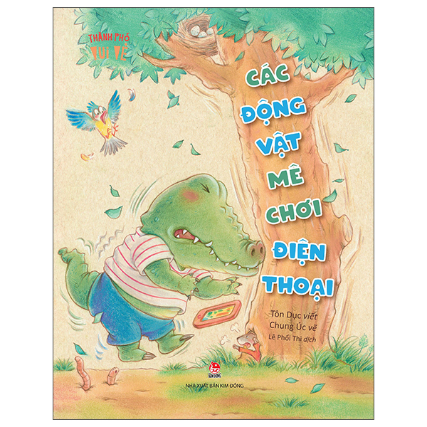 thành phố vui vẻ - các động vật mê chơi điện thoại