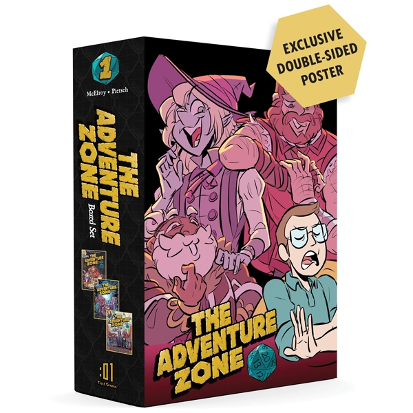 the adventure zone boxed set: here there be gerblins, murder on the rockport limited! and petals to the metal