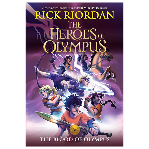 the heroes of olympus 5: blood of olympus (new cover)