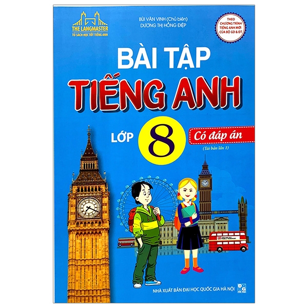 the langmaster - bài tập tiếng anh lớp 8 - có đáp án (tái bản 2020)