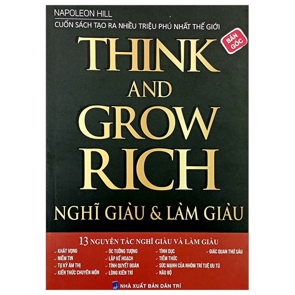 think and grow rich - nghĩ giàu và làm giàu (tái bản 2023)