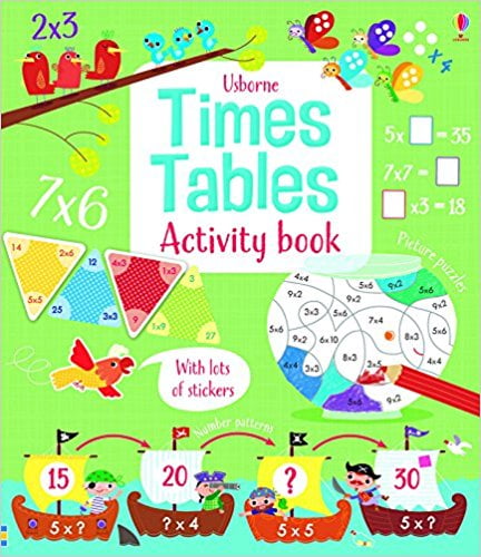 times tables activity book