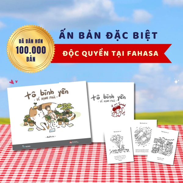 To Binh Yen Ve Hanh Phuc - Ban Dac Biet 2 - Tang Kem Con Dau Thiet Ke Tu Tac Gia + Bo 3 Postcard - Doc Quyen Fahasa
