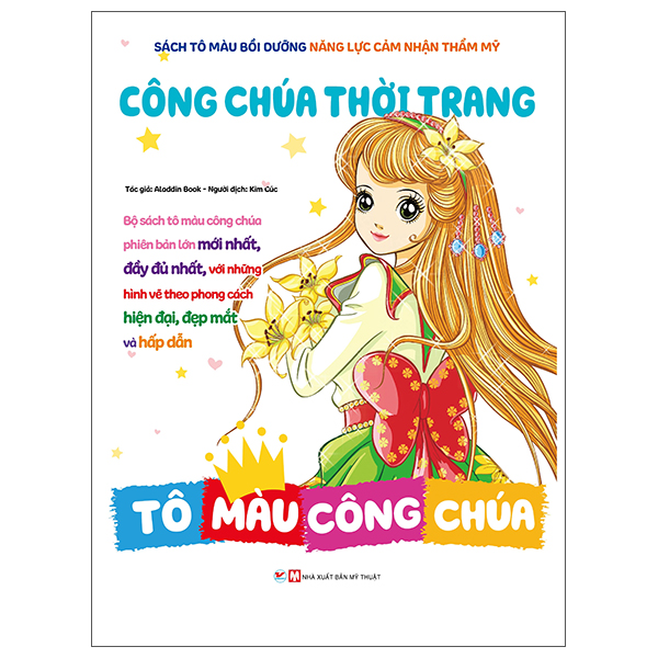 tô màu công chúa - công chúa thời trang