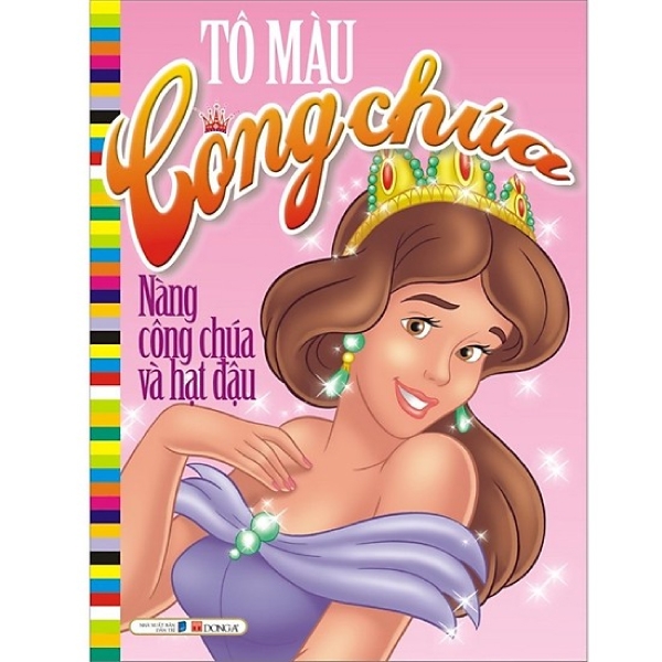 tô màu công chúa - nàng công chúa và hạt đậu