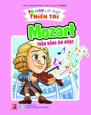 tô màu kể chuyện thiên tài - mozart thần đồng âm nhạc