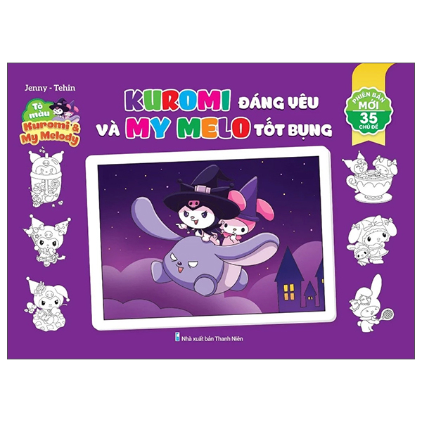 Tô Màu Kuromi Và My Melo - Kuromi Đáng Yêu Và My Melo Tốt Bụng